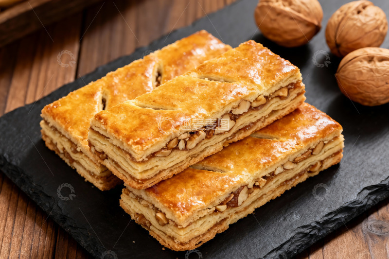 高清大图下载【趣麦麦图】酥脆坚果糕点美食摄影