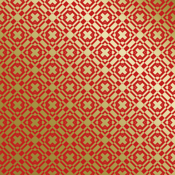 红金中式喜庆花纹背景718