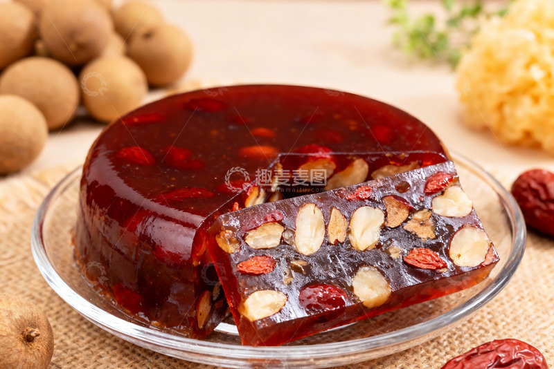 高清大图下载【趣麦麦图】红枣坚果糕点美食摄影图片
