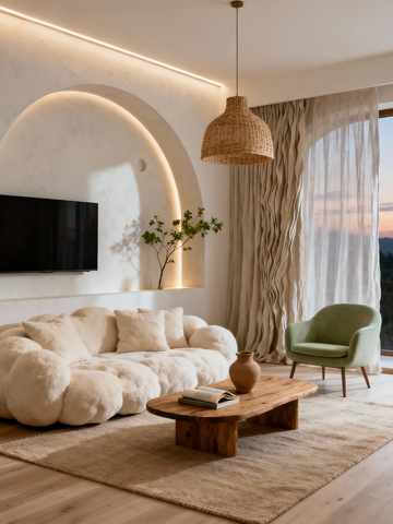 奶油风室内装修2