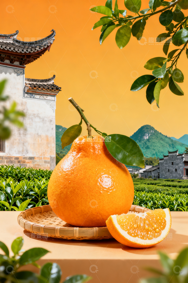 高清大图下载【趣麦麦图】田园风光柚子静物摄影
