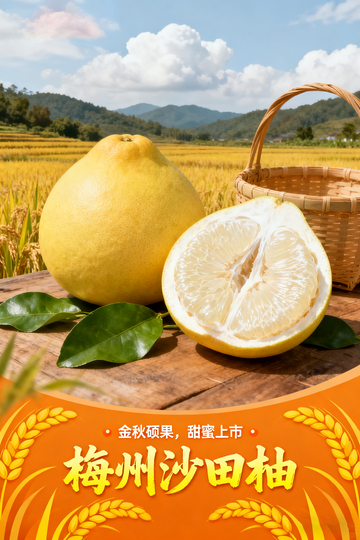 田园风光柚子静物摄影0