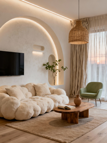 奶油风室内装修4