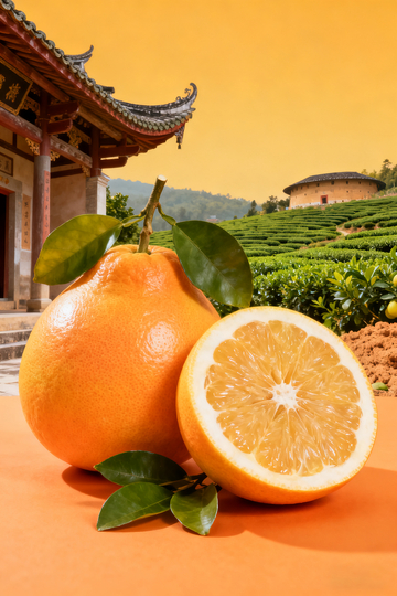 田园风光柚子静物摄影3