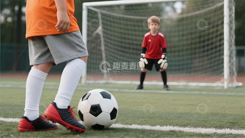 高清大图下载【趣麦麦图】足球场训练场景