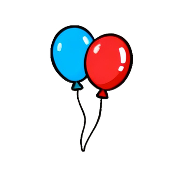 卡通气球简笔画图片