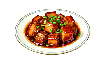 免抠红烧五花肉4