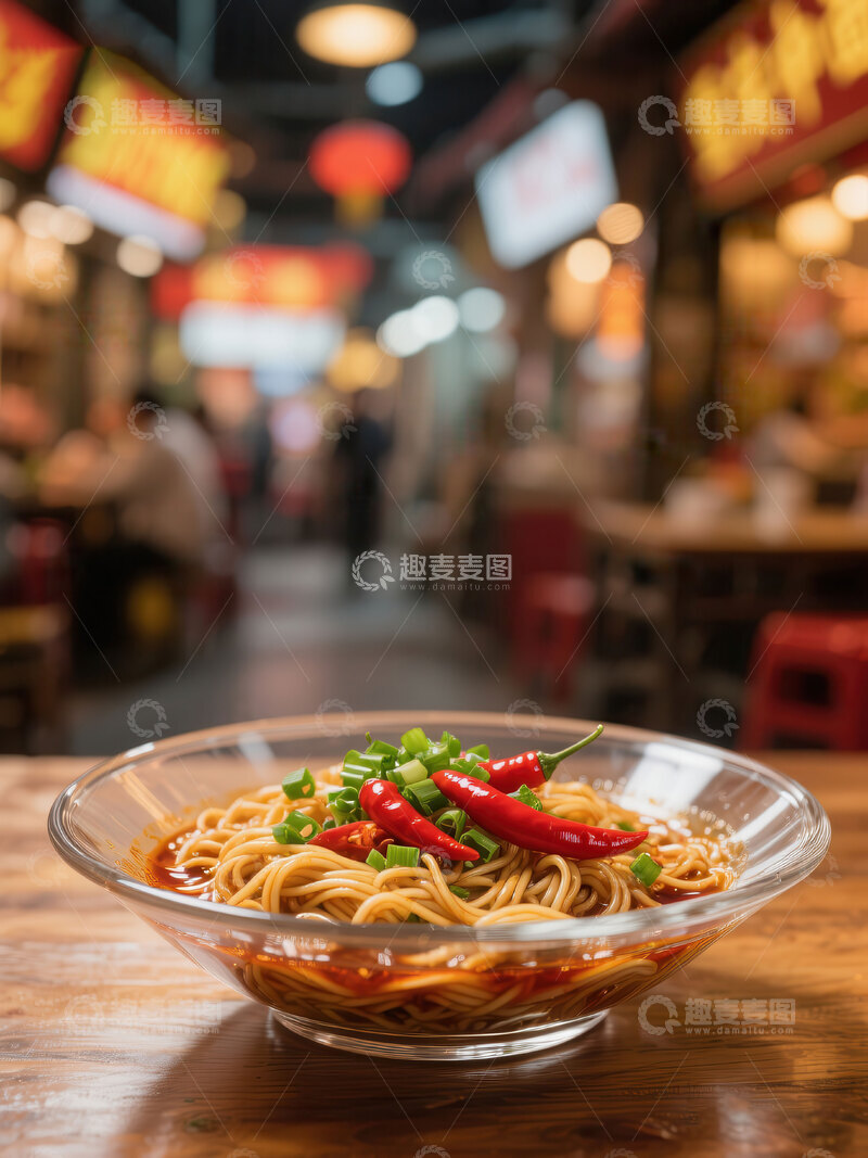 高清大图下载【趣麦麦图】小面  麻辣 过瘾   