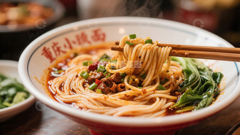高清大图下载【趣麦麦图】小面  麻辣 芽菜 