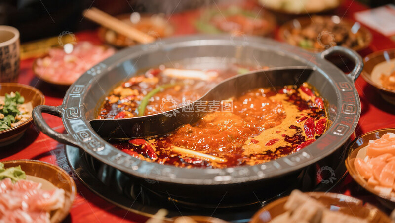 高清大图下载【趣麦麦图】火锅  麻辣 满足 
