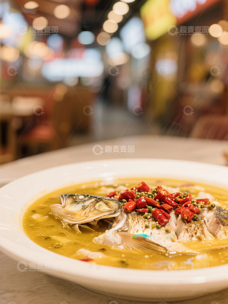 高清大图下载【趣麦麦图】酸汤鱼  红酸 开胃 