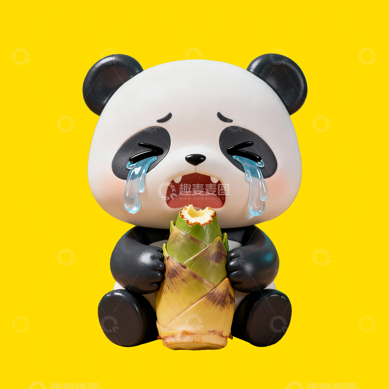 源文件下载【趣麦麦图】流泪的熊猫2