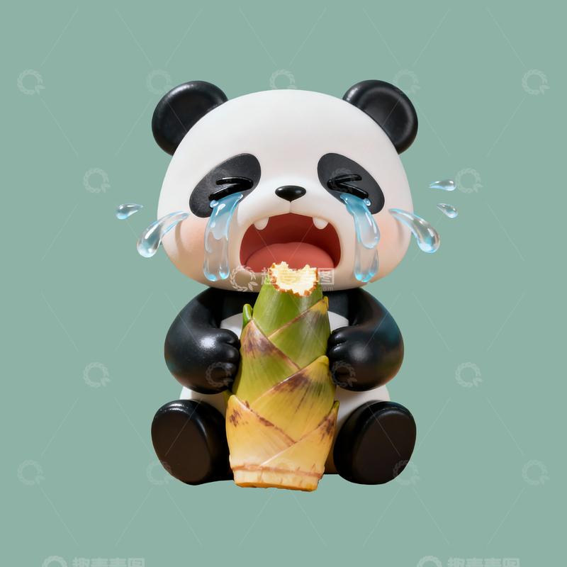 源文件下载【趣麦麦图】-流泪的熊猫3