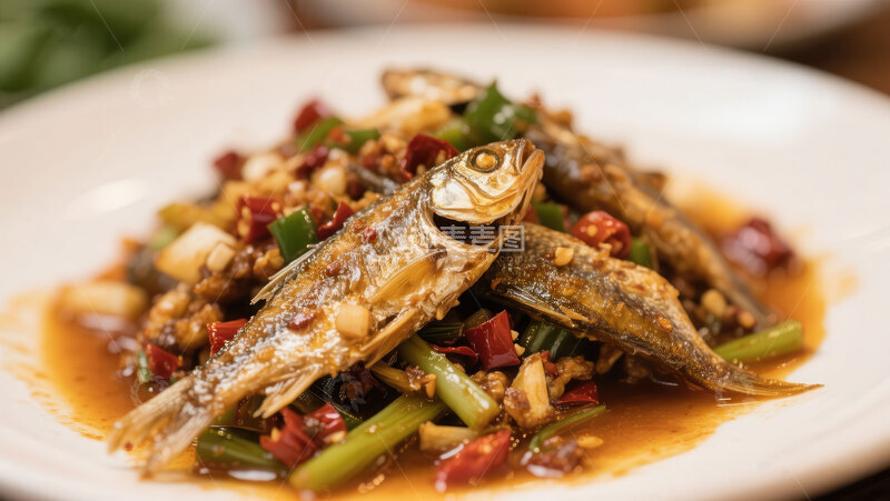 高清大图下载【趣麦麦图】小炒鱼  鲜嫩 醋香 