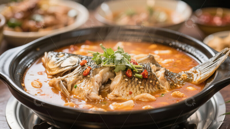高清大图下载【趣麦麦图】酸汤鱼  红酸 特色    