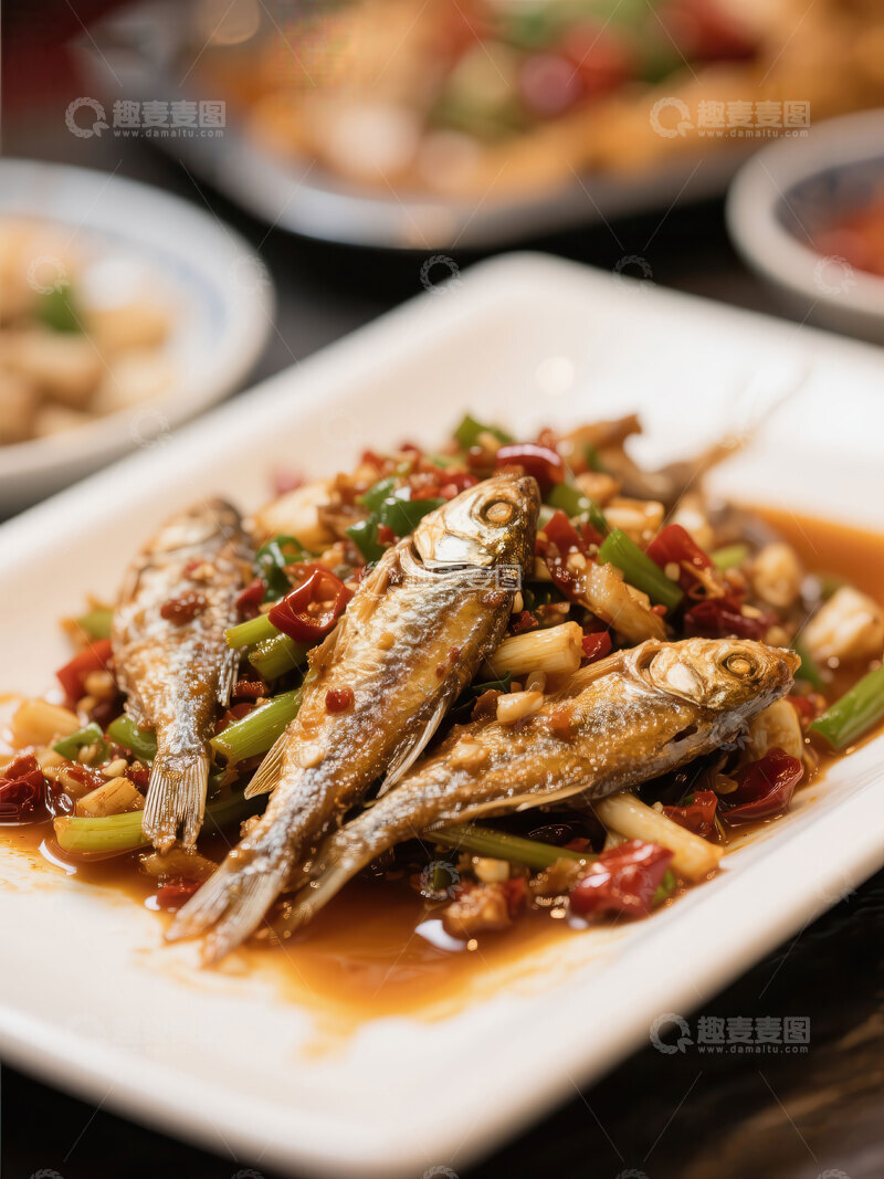 高清大图下载【趣麦麦图】小炒鱼  鲜嫩 快炒 