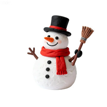 圣诞节可爱雪人装饰