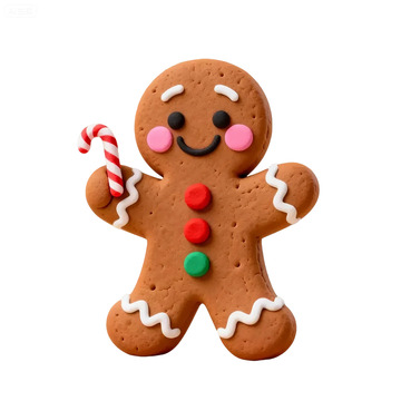 姜饼人糖果装饰卡通饼干