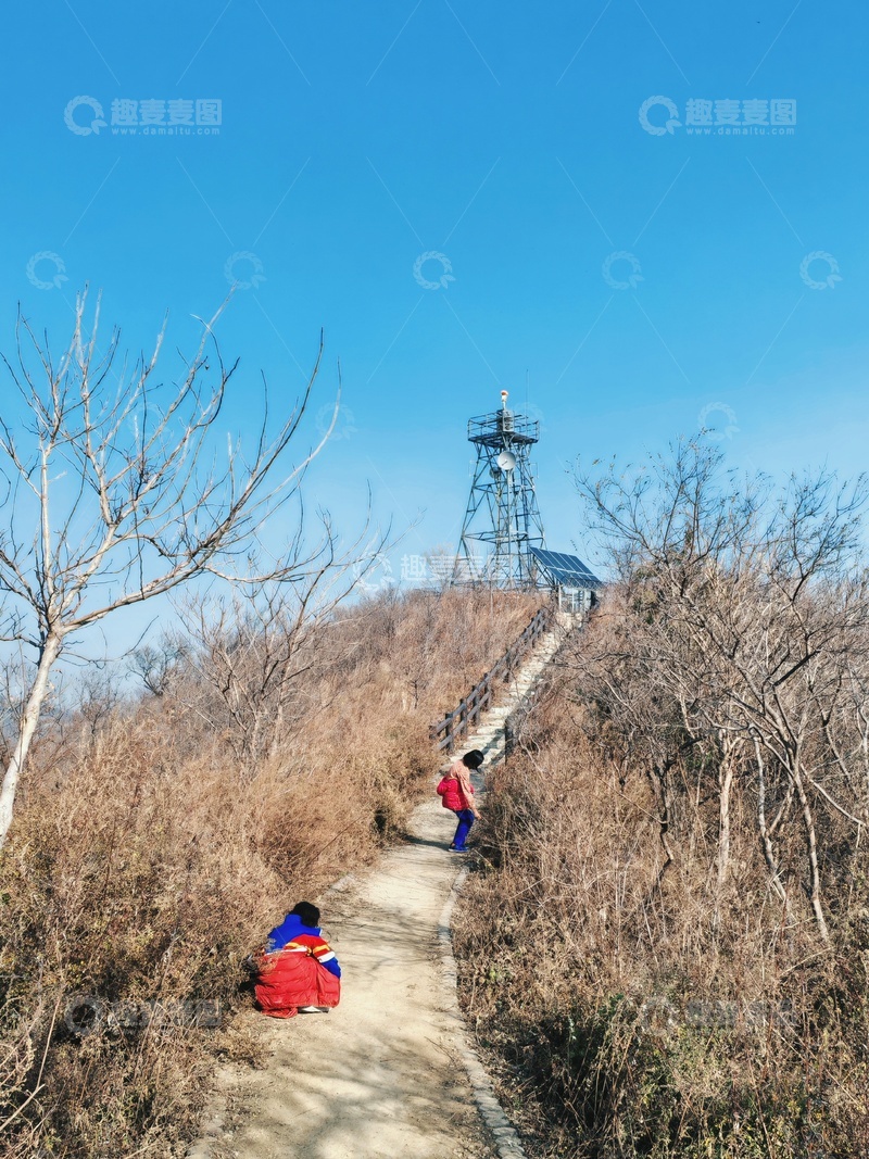 高清大图下载【趣麦麦图】山间小路徒步风景
