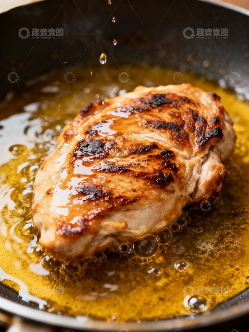 源文件下载【趣麦麦图】油煎鸡扒摄影1