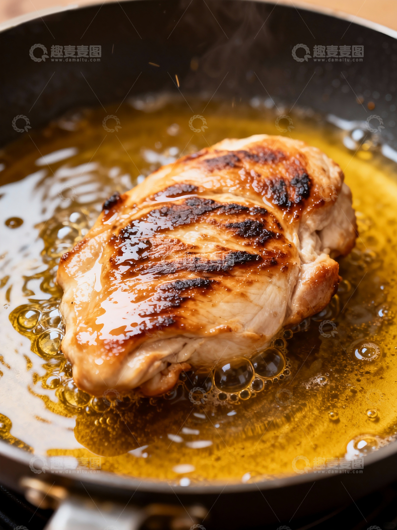 源文件下载【趣麦麦图】油煎鸡扒摄影2