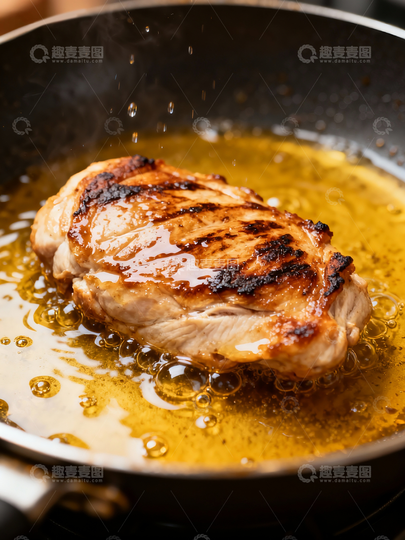 源文件下载【趣麦麦图】油煎鸡扒摄影4
