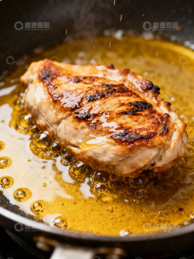 源文件下载【趣麦麦图】油煎鸡扒摄影3