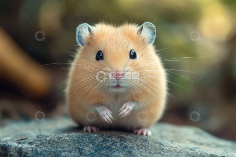 高清大图下载【趣麦麦图】一只可爱的小仓鼠