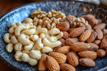 美味的坚果杏仁腰果