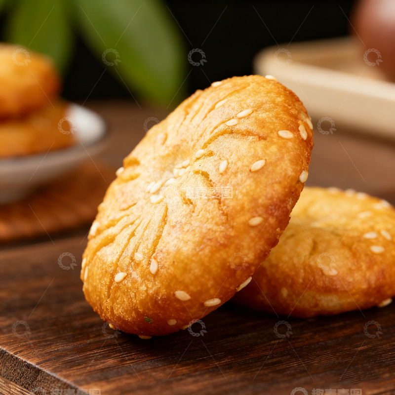 高清大图下载【趣麦麦图】广式咸煎饼美食摄影1