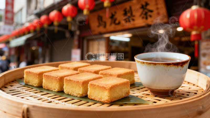 高清大图下载【趣麦麦图】凤梨酥  金黄 馋人   