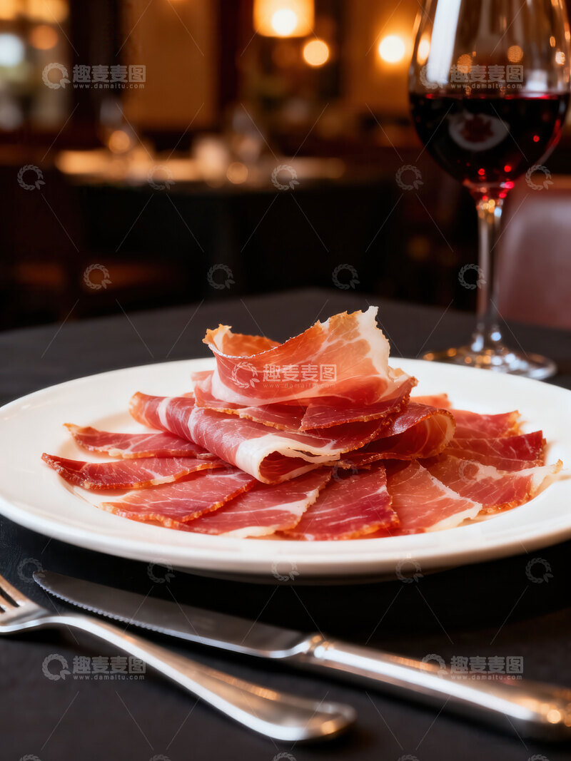 高清大图下载【趣麦麦图】火腿  嫣红  香气  