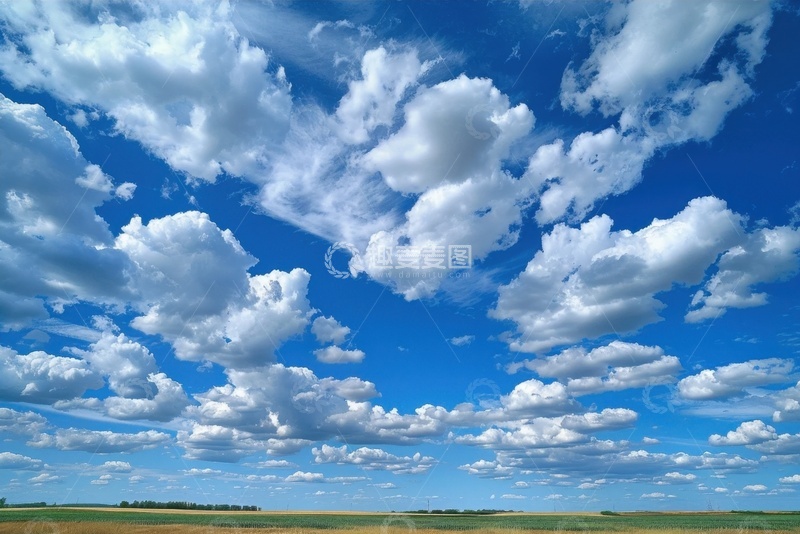 高清大图下载【趣麦麦图】白云流云蓝天美景