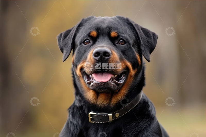 高清大图下载【趣麦麦图】黑色的一只猎犬