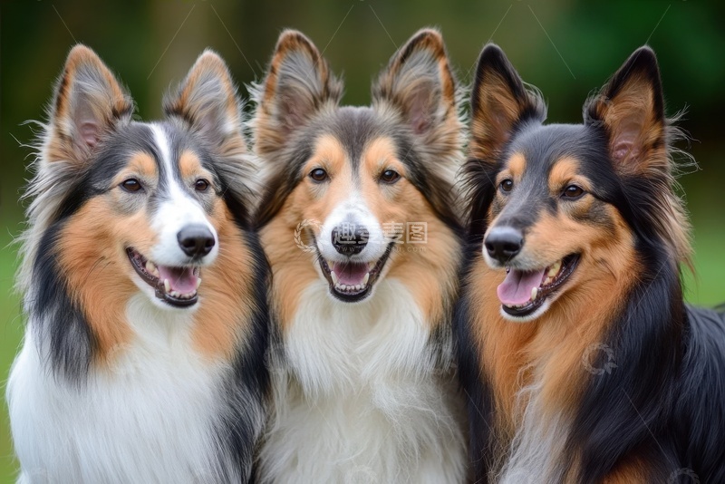 高清大图下载【趣麦麦图】一群可爱的小狗狗