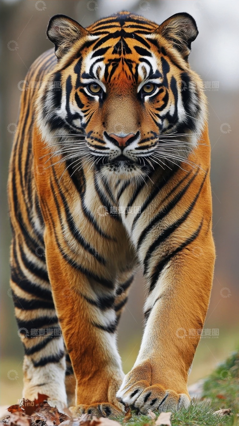 高清大图下载【趣麦麦图】威武的大老虎特写摄影