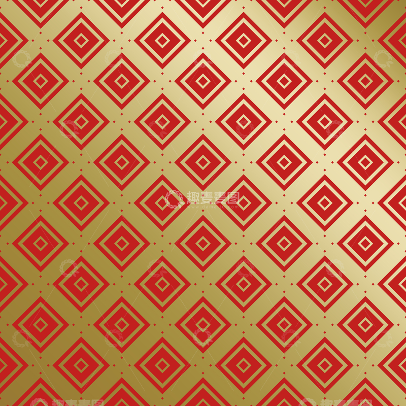 源文件下载【趣麦麦图】红金中式喜庆花纹背景773