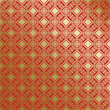 红金中式喜庆花纹背景765