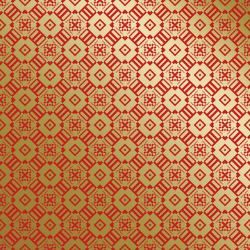 红金中式喜庆花纹背景766