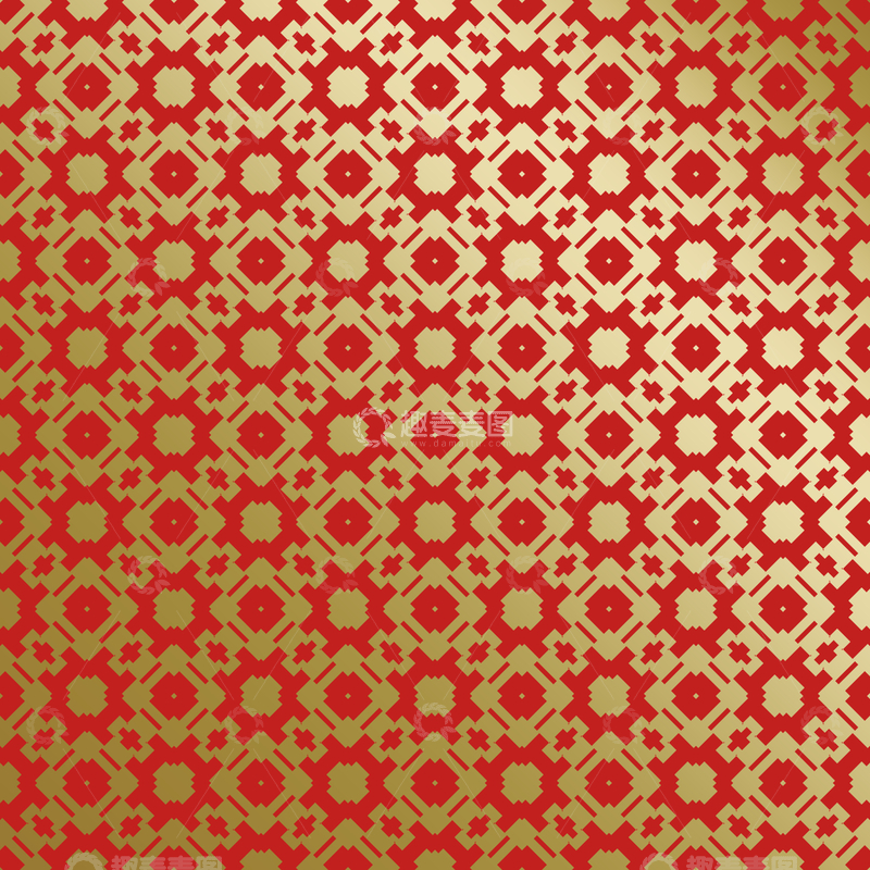 源文件下载【趣麦麦图】红金中式喜庆花纹背景751