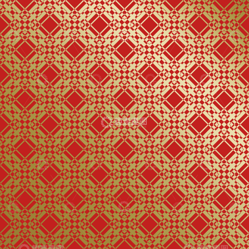 源文件下载【趣麦麦图】红金中式喜庆花纹背景767