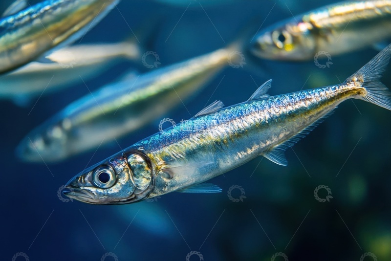 高清大图下载【趣麦麦图】大海里的一群小鱼