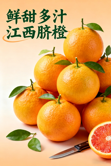 鲜甜多汁江西脐橙