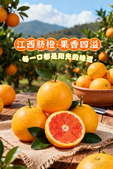 江西脐橙阳光味美1