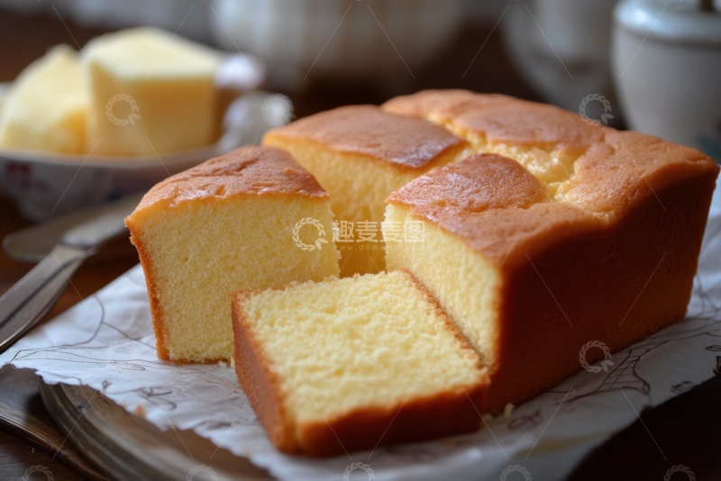 高清大图下载【趣麦麦图】松软美味的蛋糕块