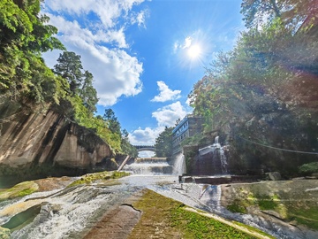 自然风光山水瀑布景观图片