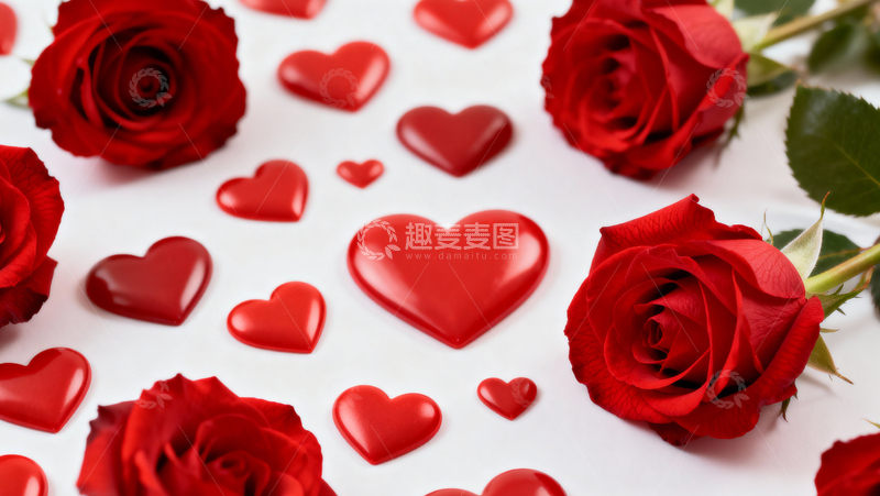 高清大图下载【趣麦麦图】情人节婚礼浪漫背景015