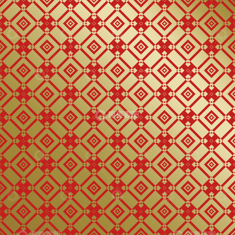 源文件下载【趣麦麦图】红金中式喜庆花纹背景781