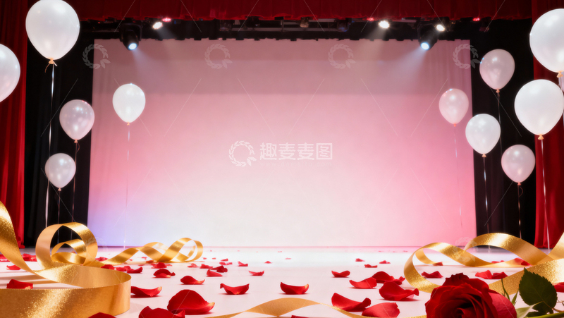 高清大图下载【趣麦麦图】情人节婚礼浪漫背景034