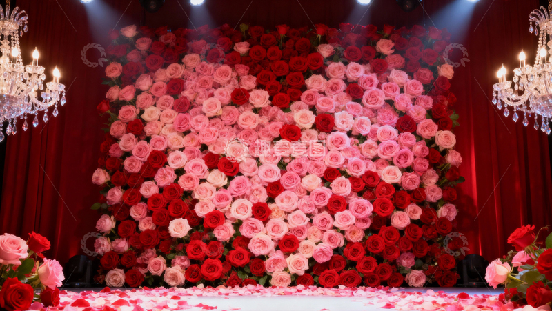 高清大图下载【趣麦麦图】情人节婚礼浪漫背景051